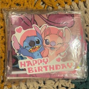 Stitch and Angel Birthday party set